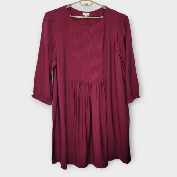 burgundy babydoll dress Mermaid Sweep Train Lace Long Sleeve Burgundy Bridesmaid Dresses US8 / Custom Color